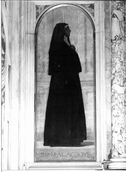 beata Margherita Alacocque (dipinto, elemento d'insieme) di Luxoro Alfredo (ultimo quarto sec. XIX)