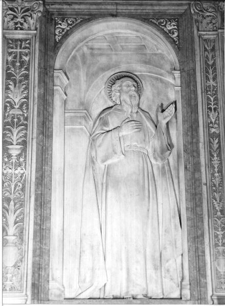 Sant'Elia profeta (rilievo, elemento d'insieme) di Canepa Antonio (ultimo quarto sec. XIX)