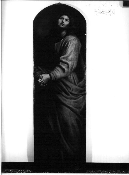 San Giovanni Evangelista (dipinto, elemento d'insieme) - ambito ligure (primo quarto sec. XVIII)