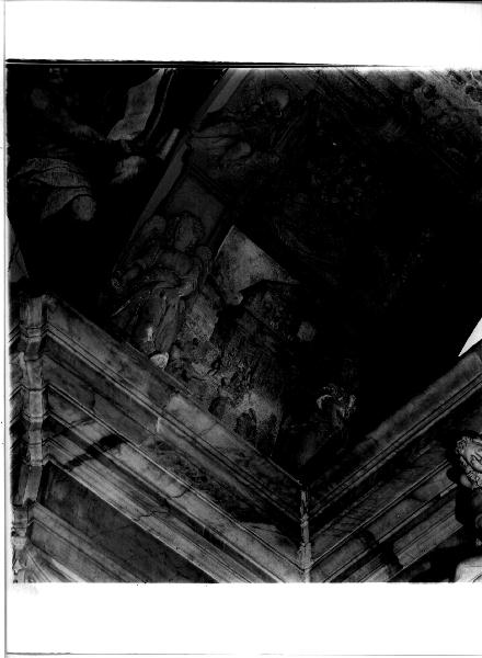 presentazione di Gesù al tempio (?) (decorazione pittorica, elemento d'insieme) di Ansaldo Giovanni Andrea (secondo quarto sec. XVII)