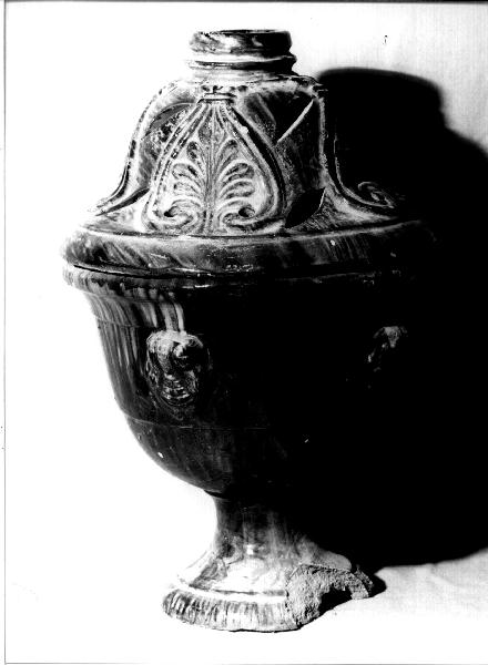 motivi decorativi (bruciaprofumi, opera isolata) - PRODUZIONE LIGURE (secc. XIX/ XX)