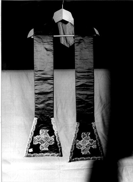 stola, opera isolata - manifattura ligure (prima metà sec. XX)