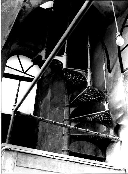 scala, opera isolata - PRODUZIONE LIGURE (ultimo quarto sec. XIX)