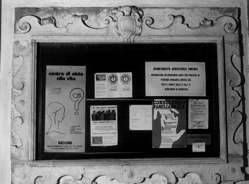 decorazione plastica, opera isolata - bottega genovese (sec. XVII)