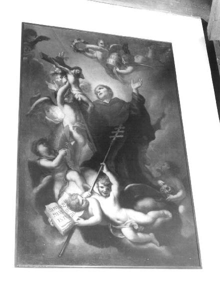 gloria di San Filippo Benizi (dipinto, opera isolata) di Piola Domenico (attribuito) (seconda metà sec. XVII)