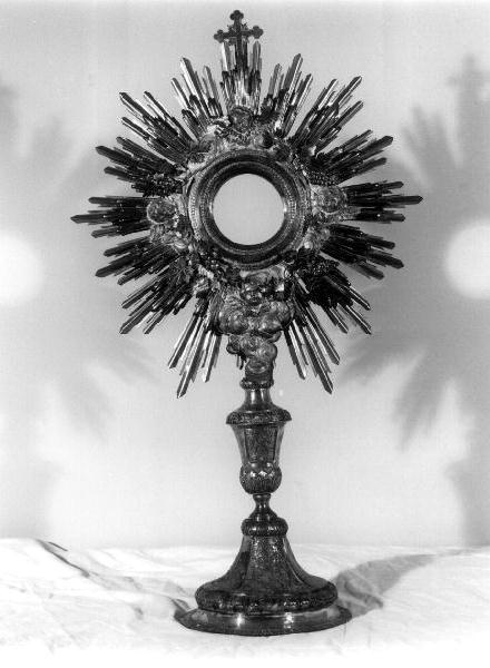 ostensorio - a raggiera, opera isolata - bottega genovese (sec. XIX)