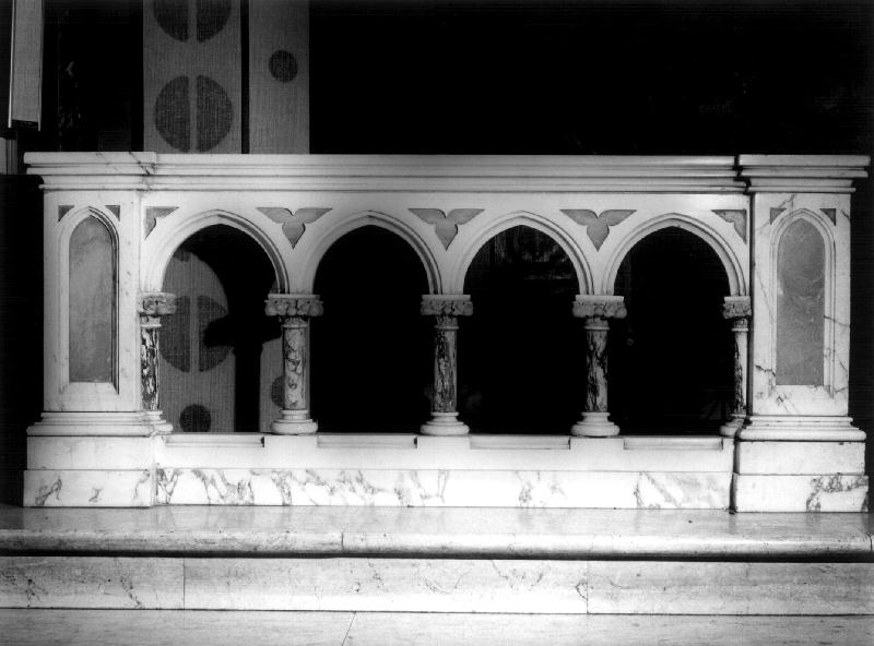 MOTIVI DECORATIVI VEGETALI STILIZZATI (balaustrata, coppia) - bottega italiana (prima metà sec. XX)