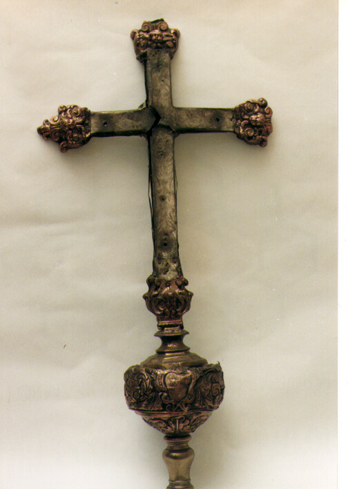 croce astile - ambito abruzzese (sec. XVIII)