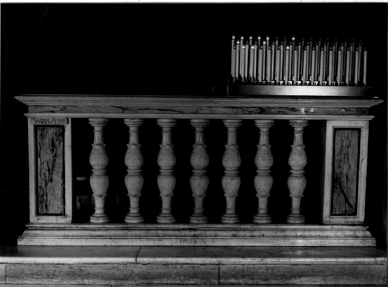 balaustrata, serie - bottega genovese (secondo quarto sec. XX)