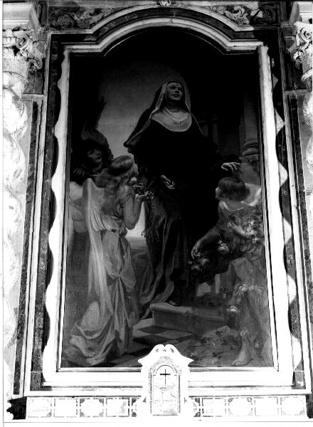 Santa Rita da Cascia (dipinto, elemento d'insieme) di Traverso Mattia (attribuito) (secondo quarto sec. XX)