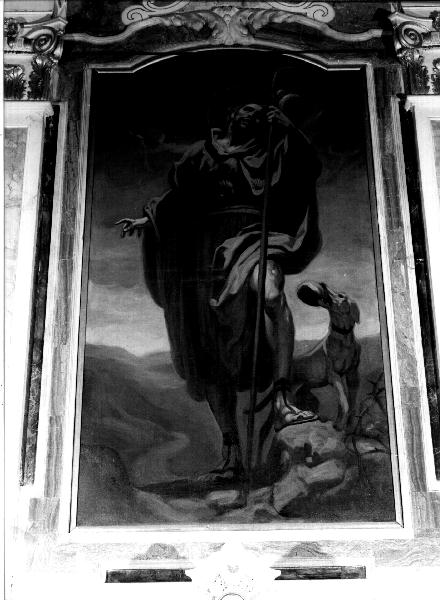SAN ROCCO (dipinto, elemento d'insieme) di Traverso Mattia (attribuito) (secondo quarto sec. XX)
