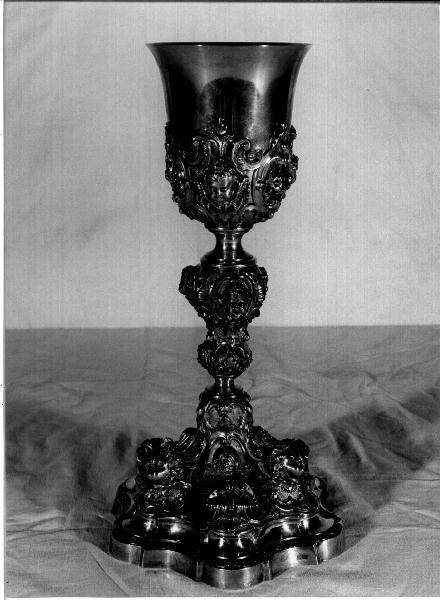 motivi decorativi (calice, opera isolata) - bottega genovese (sec. XIX)
