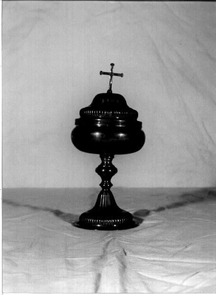 pisside, opera isolata - bottega genovese (sec. XVIII)