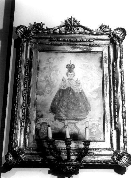 Bambino di Praga (dipinto, elemento d'insieme) - ambito ligure (prima metà sec. XX)