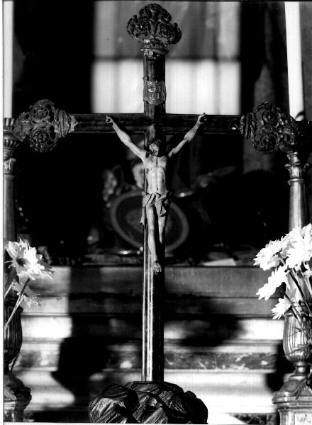 croce d'altare, opera isolata - ambito ligure (prima metà sec. XIX)