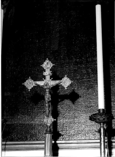 croce d'altare - ambito ligure (prima metà sec. XX)