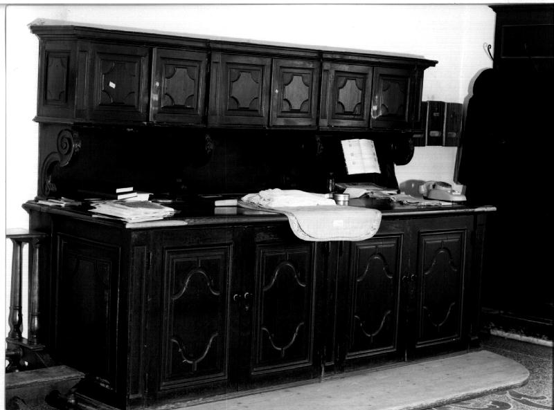 armadio da sacrestia, opera isolata - ambito ligure (seconda metà sec. XIX)