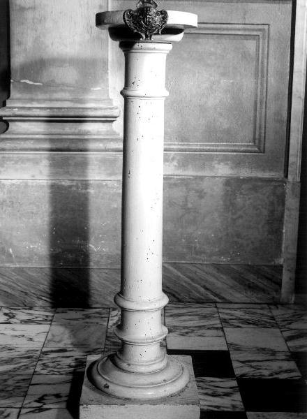 motivo decorativo fitomorfo (colonnina, opera isolata) - bottega ligure (prima metà sec. XX)