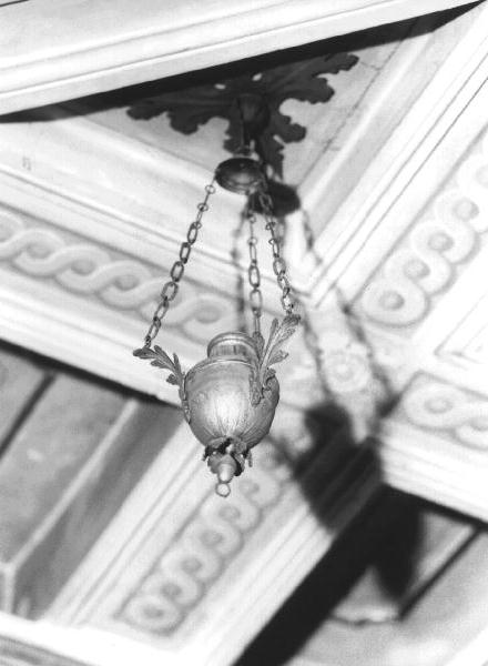 MOTIVI DECORATIVI VEGETALI (lampada, opera isolata) - bottega ligure (prima metà sec. XX)