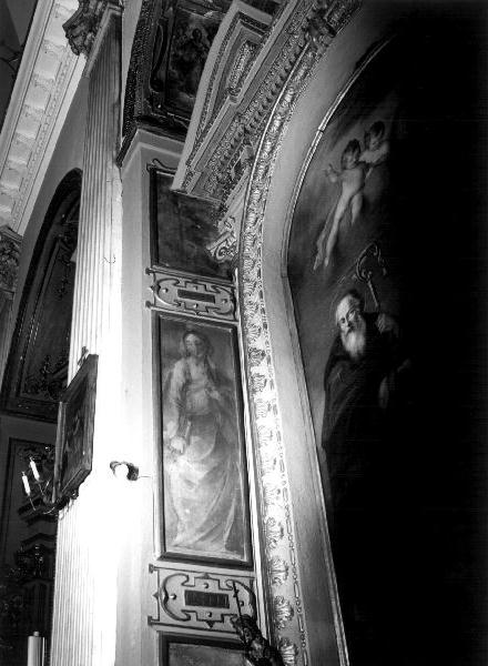 storie della vita di Maria Vergine e di San Giuseppe/ profeti (dipinto, elemento d'insieme) di Castello Valerio (attribuito) (sec. XVII)