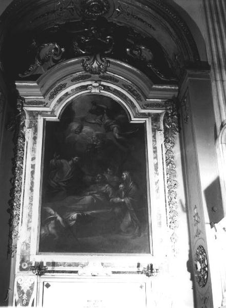 ancona, elemento d'insieme - bottega genovese (sec. XIX)