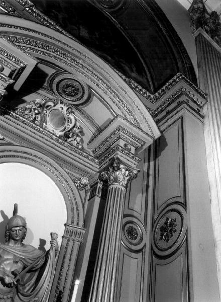 MOTIVI DECORATIVI GEOMETRICI (decorazione plastica, opera isolata) - bottega genovese (seconda metà sec. XIX)