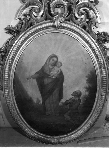 MADONNA DELLA GUARDIA (dipinto, elemento d'insieme) - ambito genovese (sec. XIX)