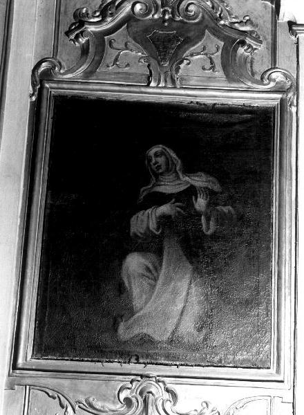 Santa domenicana (dipinto, elemento d'insieme) - ambito ligure (seconda metà sec. XVIII)