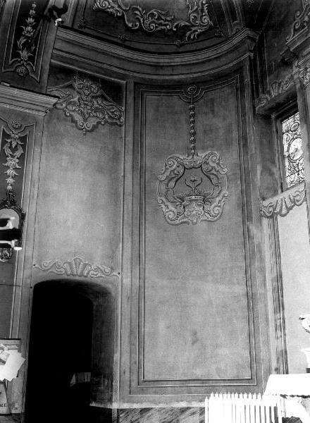 decorazione pittorica, coppia - ambito ligure (metà sec. XX)