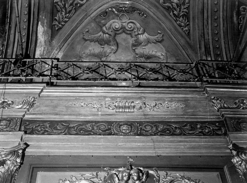 cornicione, elemento d'insieme - bottega ligure (ultimo quarto sec. XVIII)