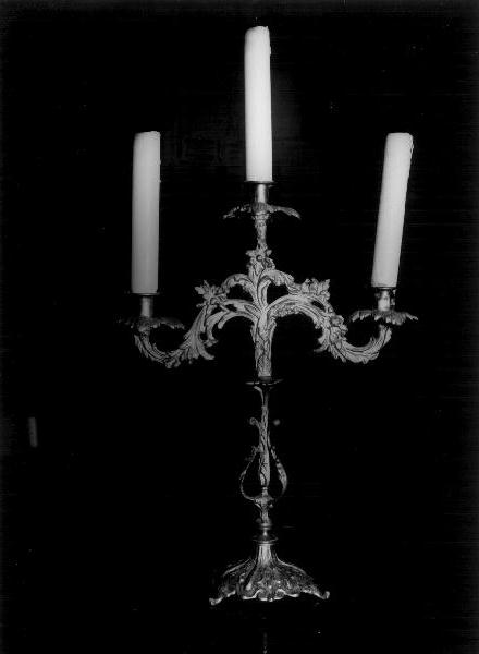 candeliere, coppia - PRODUZIONE LIGURE (secondo quarto sec. XX)