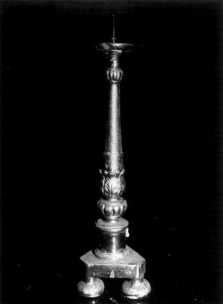 candelabro, serie - bottega ligure (prima metà sec. XIX)
