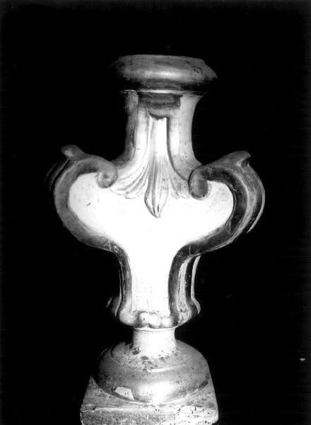 vaso d'altare con composizione floreale, opera isolata - bottega ligure (secondo quarto sec. XIX)