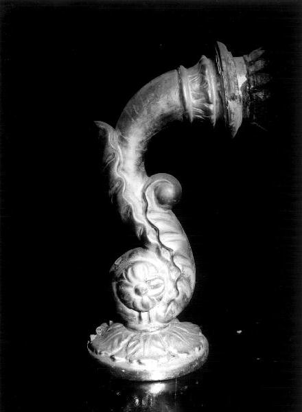 candeliere da parete, coppia - bottega ligure (prima metà sec. XIX)