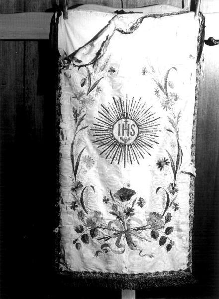 motivi decorativi floreali (tendina, opera isolata) - manifattura ligure (ultimo quarto sec. XIX)