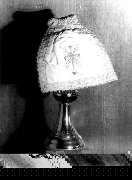 croce (conopeo di pisside, opera isolata) - manifattura ligure (prima metà sec. XX)