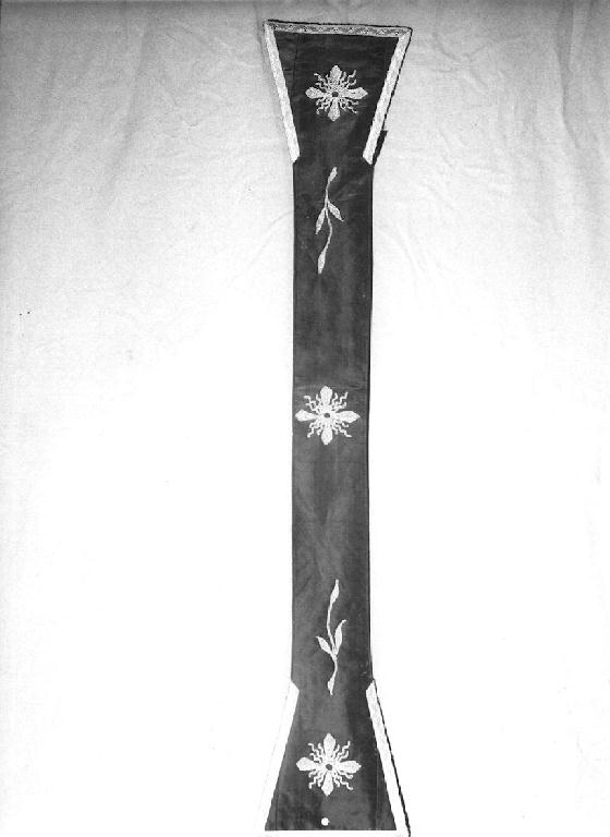 croce (manipolo, elemento d'insieme) - manifattura ligure (prima metà sec. XX)