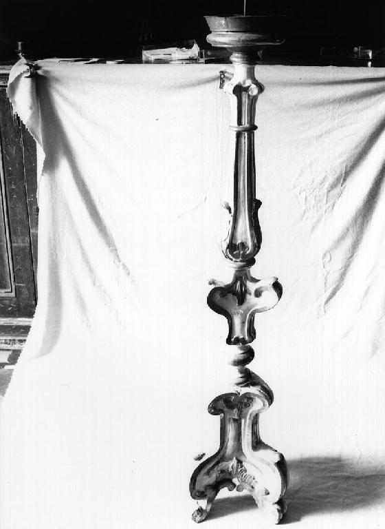 candelabro, serie - bottega ligure (secondo quarto sec. XIX)