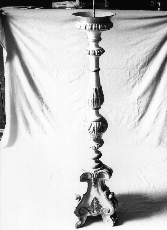candelabro, serie - bottega ligure (secondo quarto sec. XIX)