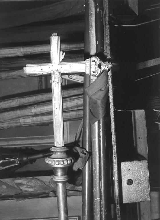 croce processionale, opera isolata - bottega ligure (sec. XIX)
