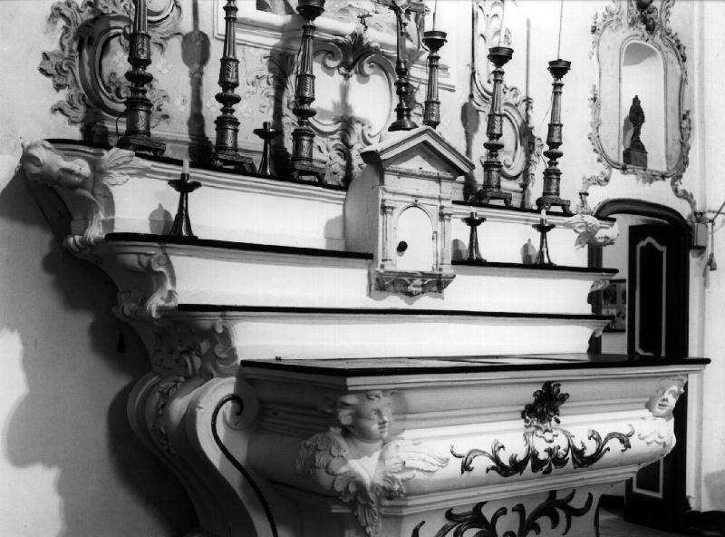 altare, insieme - PRODUZIONE LIGURE (prima metà sec. XVIII)