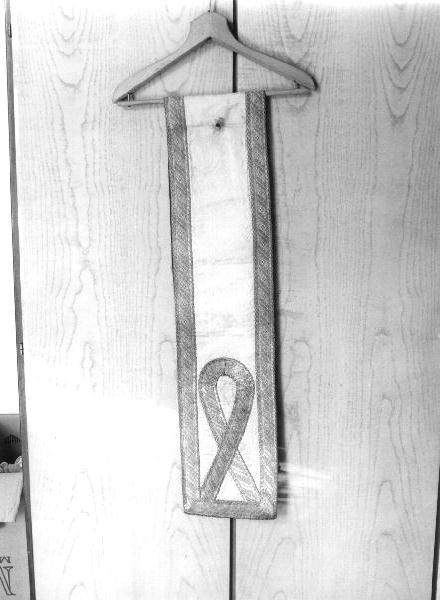 banda processionale, elemento d'insieme - manifattura ligure (primo quarto sec. XX)