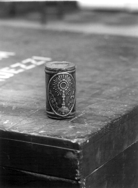 bussolotto per elemosine, opera isolata - PRODUZIONE LIGURE (primo quarto sec. XIX)