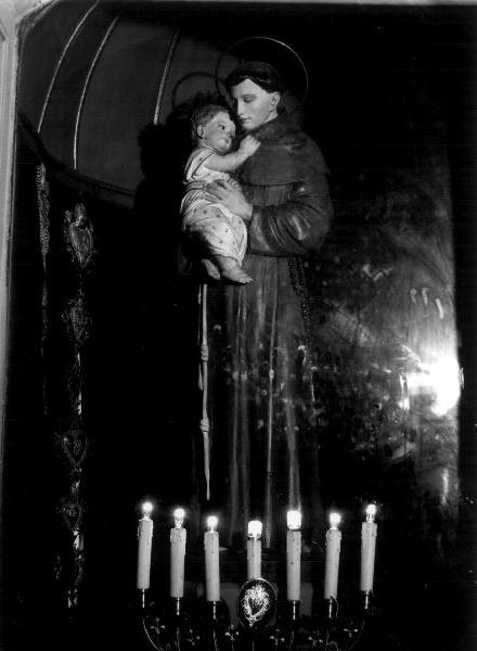 Sant'Antonio da Padova (gruppo scultoreo, opera isolata) - bottega ligure (fine/inizio secc. XIX/ XX)