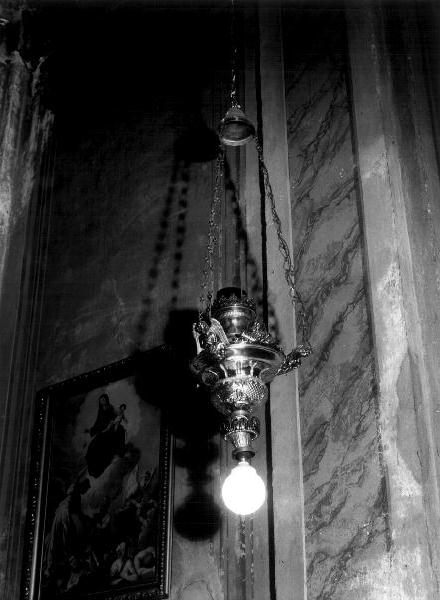 lampada pensile, serie - produzione italiana (fine/inizio secc. XIX/ XX)