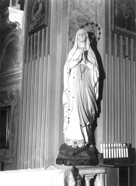 Madonna di Lourdes e Santa Bernardette (statua, opera isolata) - PRODUZIONE LIGURE (primo quarto sec. XX)