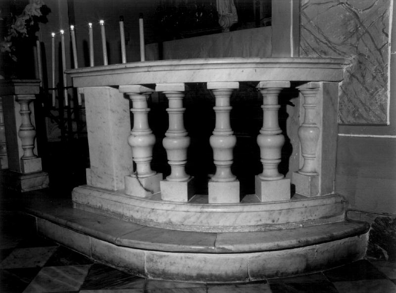 balaustrata, coppia - bottega genovese (prima metà sec. XVIII, sec. XX)