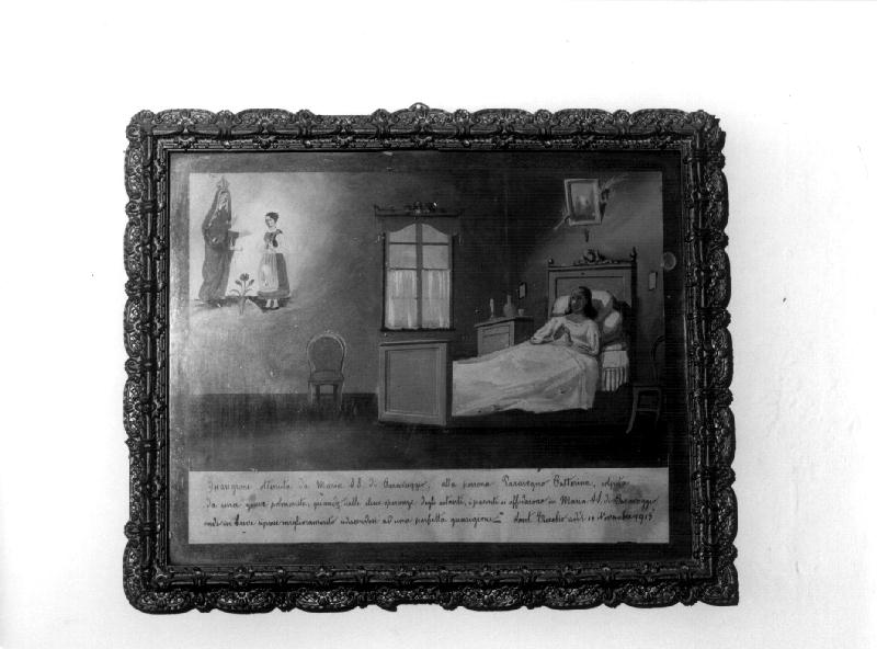 MIRACOLO DELLA MADONNA (ex voto, opera isolata) - ambito genovese (sec. XX)