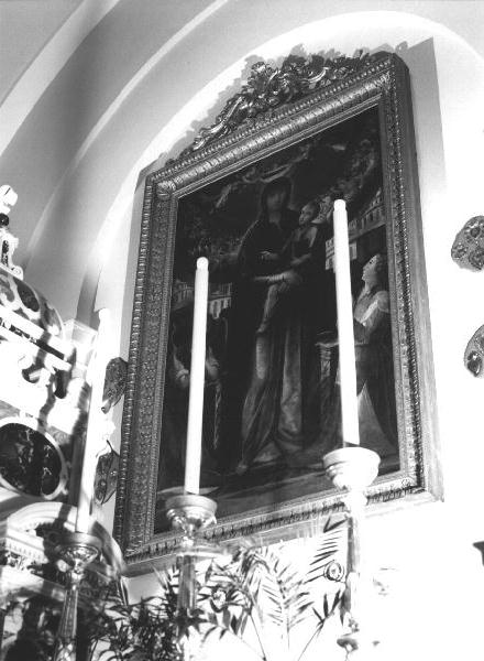 Madonna con Bambino (dipinto, elemento d'insieme) di Narducci Giovanni (primo quarto sec. XVII)