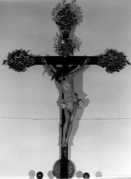 motivi decorativi a volute (croce processionale, opera isolata) - bottega ligure (prima metà sec. XIX)